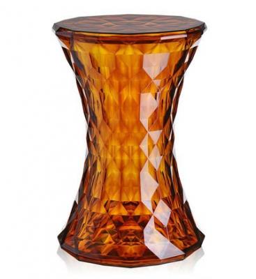Kartell - Stone Table d'appoint et tabouret, ambre