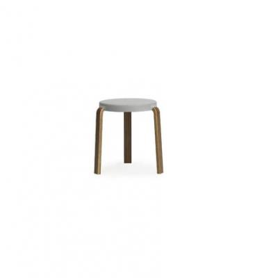NORMANN COPENHAGEN Tabouret en noyer gris TAP Grey - 