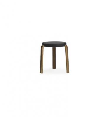 NORMANN COPENHAGEN Tabouret en noyer noir TAP noir - 