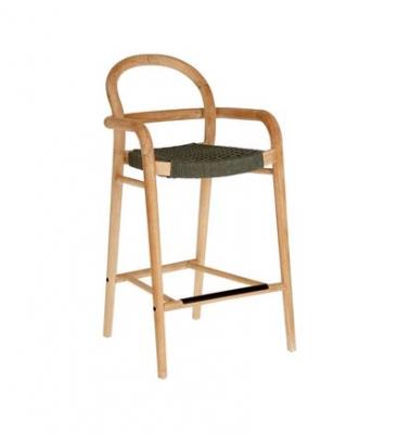 Taburet De Bar De Jardin Bois Sheryl