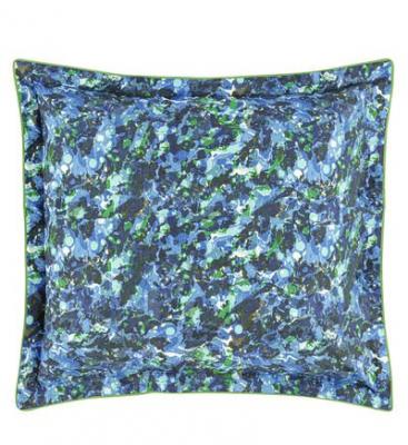 DESIGNERS GUILD Taie d'oreiller imprim&eacute;e en percale de coton, DELAHAYE