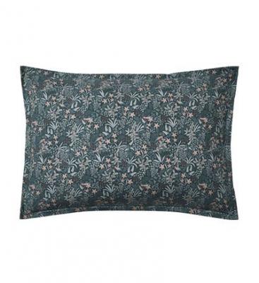 ESSIX Taie D'oreiller En Percale De Coton, Ode Nocturne Vert-