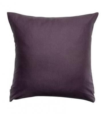 VIVARAISE Taie d'Oreiller Stonewashed Zeff Raisin 65 X 65