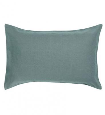 VIVARAISE Taie d'oreiller Zeff Vert de gris