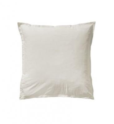 ESSIX Taie d'oreiller unie en coton lav&eacute;, Soft Line, Made in France