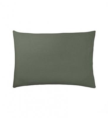 ESSIX Taie d'oreiller unie en gaze de coton, TENDRESSE