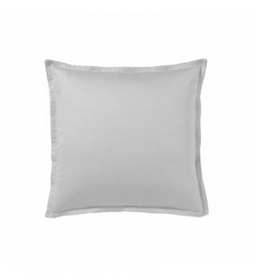 ALEXANDRE TURPAULT Taie d'oreiller en satin de coton argent 65x65