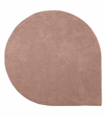 AYTM Tapis en laine rose 130 x 160 cm Stilla - 