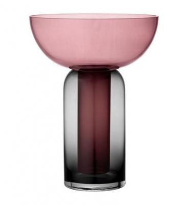 AYTM  Vase Torus  - rose - Hauteur/&Oslash; 33 x 25 cm