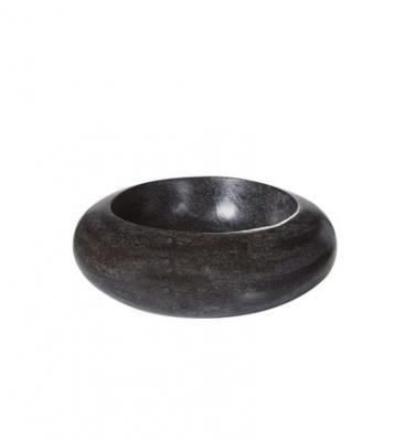 Vasque donuts en terrazzo - Noir