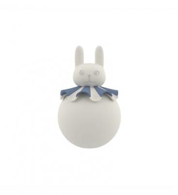 OYOY LIVING DESIGN OYOY - Rabbit veilleuse, blanc cass&eacute; / bleu