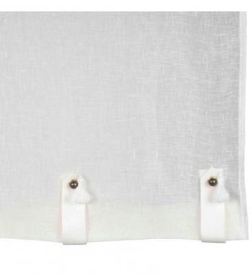 Voilage de vitrages 46x280 cm Madura Blanc pur - shadow - Blanc pur