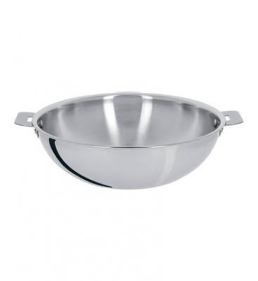 CRISTEL Wok inox Casteline 28 cm -  - Argent - Inox