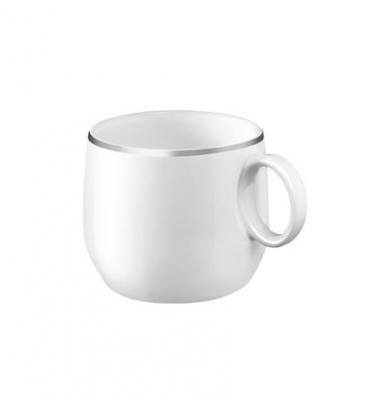 MEDARD DE NOBLAT Yaka Argentic - Coffret 6 tasses caf&eacute; & th&eacute; Blanc M&eacute;dard de Noblat