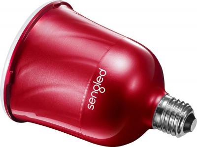 SENGLED Ampoule connect&eacute;e Pulse Satellite Rouge avec enceintes JBL 13 W