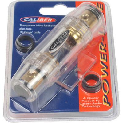 CALIBER Titulaire de fusible -  FH569 - Pour c&acirc;ble jusqu'&agrave; 25 mm 80 amp&egrave;res 85 x 40 x 30 mm Blanc