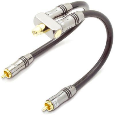 QED Adaptateur Y RCA -  - YSW - Noir - Filaire - Connectivit&eacute; fiable
