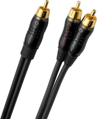 OEHLBACH BOOOM! C&acirc;ble RCA en Y pour subwoofer, 10 m  23710 10.00 m anthracite