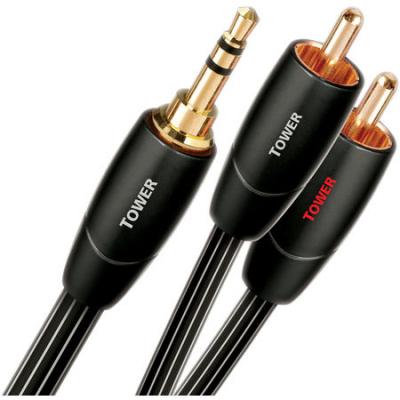 AUDIOQUEST TOWER RCA/JACK 3.5mm - C&acute;ble Jack 3.5 / 2RCA