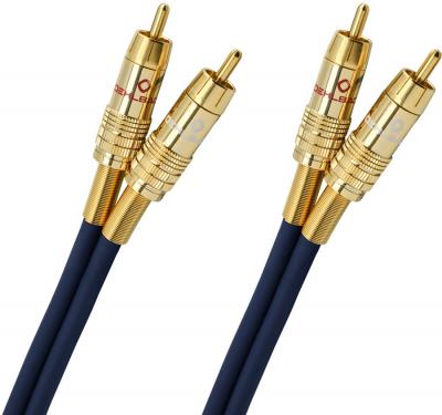 OEHLBACH  NF 1 Master Set - C&acirc;ble audio - RCA (M) pour RCA (M) - 3 m - bleu