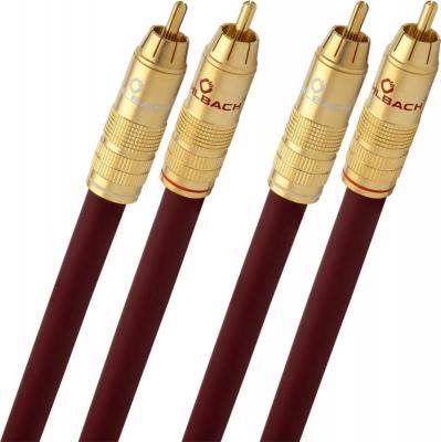 OEHLBACH  2041 NF 214 Master Set C&acirc;ble 2x 1m Bordeaux