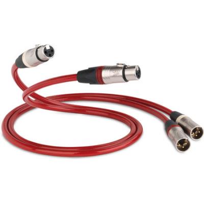 QED C&acirc;ble Audio  QE3284 (New) Audio 3 m Rouge