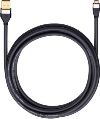 OEHLBACH  i-Connect UM-B/U Noir - C&acirc;ble USB-A vers Micro-USB de 1 m