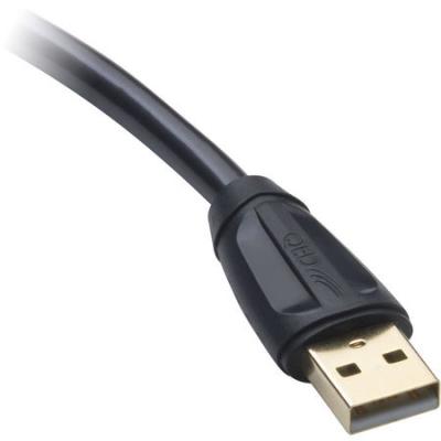 QED QE6903 C&acirc;ble USB Type A-B 3 m Noir