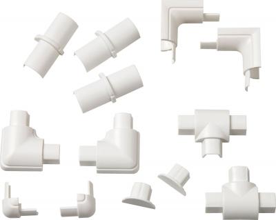 D LINE Multi-pack d'accessoires pour goulotte D-Line blanche 16 x 8 mm