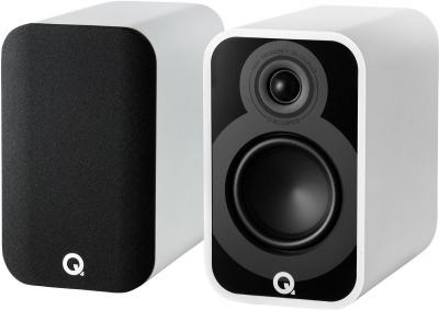 Q ACOUSTICS  5010 Blanc mat - Enceinte Biblioth&egrave;que (la paire)