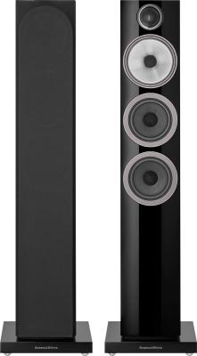 BOWERS & WILKINS Enceinte colonne Bowers & Wilkins 704 S3 Noir laqu&eacute; Vendue &agrave; l'unit&eacute;