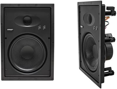 EARTHQUAKE  EWS-800 Blanc - Paire d'Enceintes Encastrables