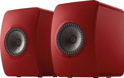 KEF Enceinte connect&eacute;e Hifi  LS50 WIRELESS II CRIMSON RED SPECIAL EDITION