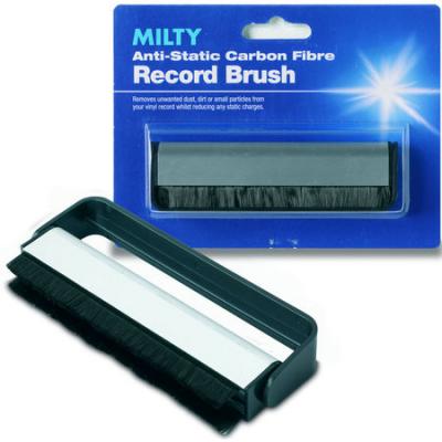 REAL CABLE Entretien vinyle Milty Carbon Fibre Record Brush 
