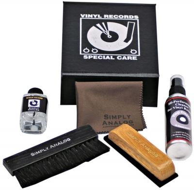 SIMPLY ANALOG  Delux Cleaning Boxset similicuir noir