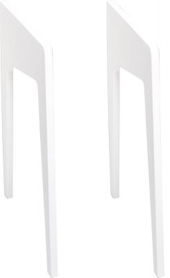 LA BOITE CONCEPT Pieds d'enceintes  Pieds Blanc laqu&eacute; pour station HiFi LD120 / LD130 