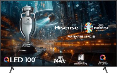 HISENSE  100E7NQ PRO 2,54 m (100"") 4K Ultra HD Smart TV Wifi Noir 500 cd/m&sup2;