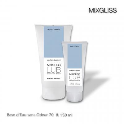 MIXGLISS  LUB V2, Lubrifiant Premium &agrave; Base d'Eau, Naturel 150 ml