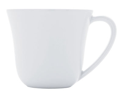 GENERIQUE A di Alessi Ku Tasse &agrave; Caf&eacute; en Porcelaine - Blanc - Set de 4 Pi&egrave;ces