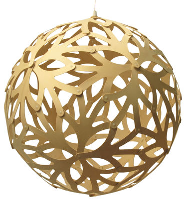 DAVID TRUBRIDGE Suspension bambou naturel diam 60cm