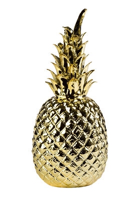 POLSPOTTEN - Objet d&eacute;coratif ananas, or