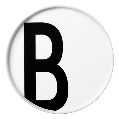DESIGN LETTERS  - AJ Assiette en porcelaine B