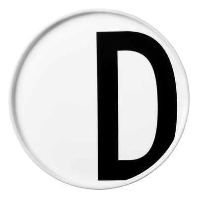DESIGN LETTERS  - AJ Assiette en porcelaine D
