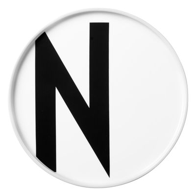 DESIGN LETTERS  - AJ Assiette en porcelaine N