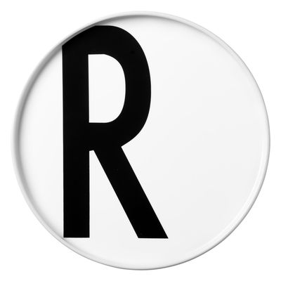DESIGN LETTERS  - AJ Assiette en porcelaine R