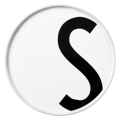 DESIGN LETTERS  - AJ Assiette en porcelaine S