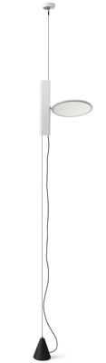 FLOS Lampadaire OK m&eacute;tal blanc &agrave; suspendre au plafond / LED - 