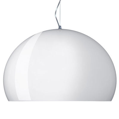 KARTELL  FL / Y, Lampe &agrave; Suspension, Rev&ecirc;tement Opaque Blanc