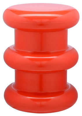 Kartell - Tabouret / Table d&acute;appoint Pilastro, rouge