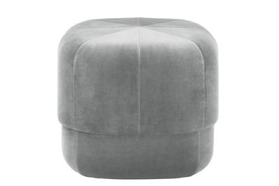 NORMANN COPENHAGEN Pouf en velours 46 cm gris Circus Grey - 